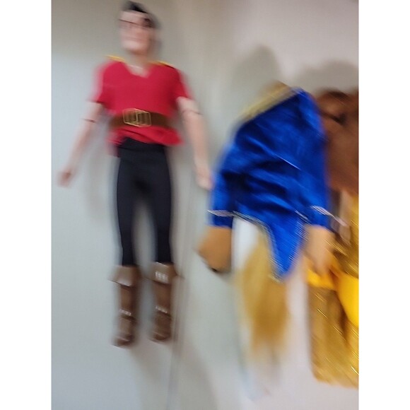 Disney Beauty & BEAST Lot Gaston barbie dolls - Picture 7 of 9